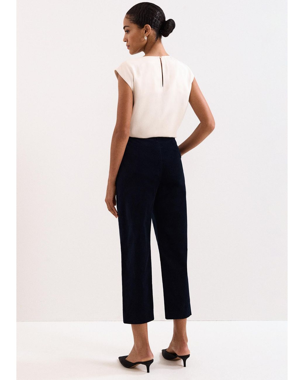 Phase Eight Blue Lyra Cigarette Trouser