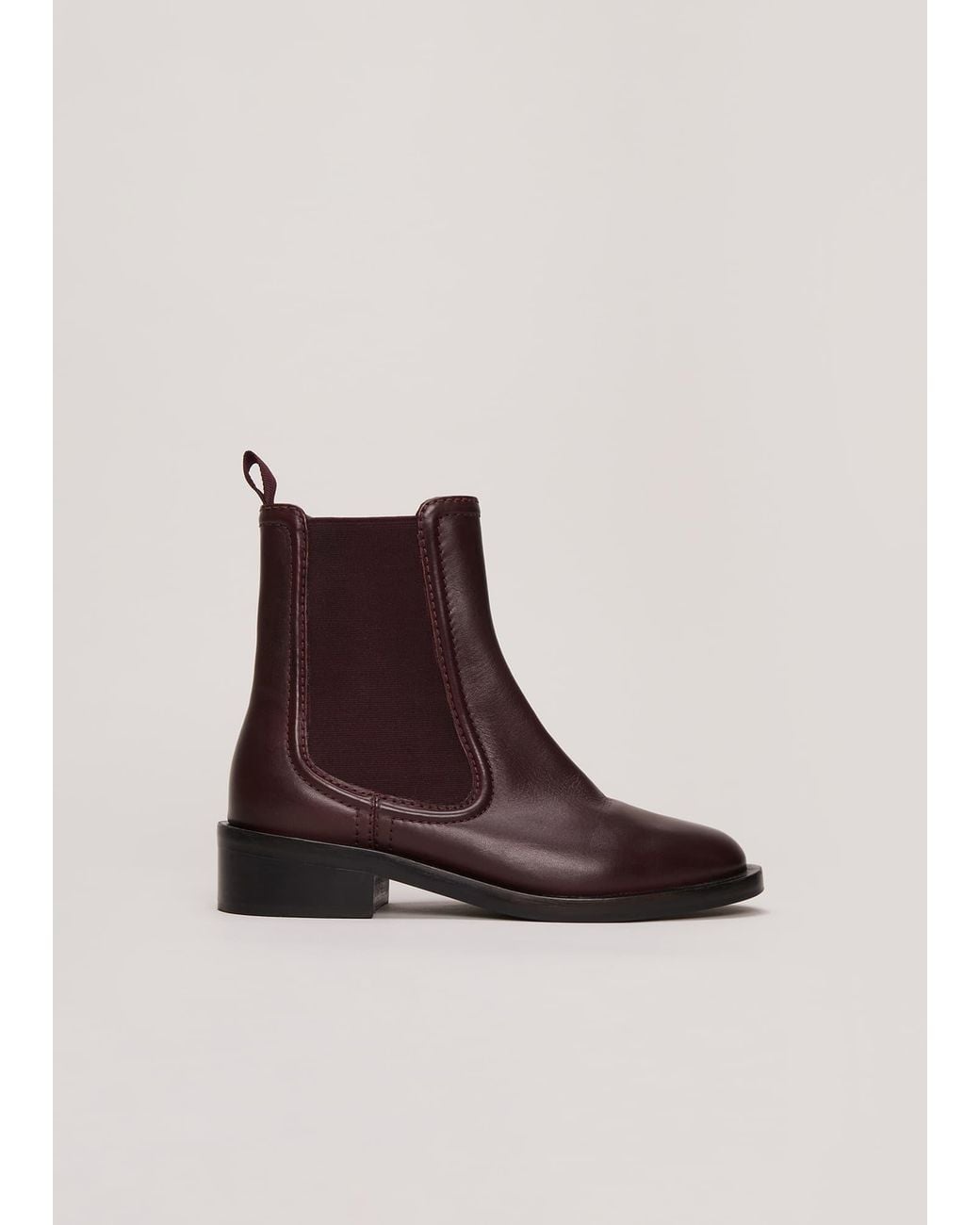 Phase Eight Brown Leather Ankle Boots