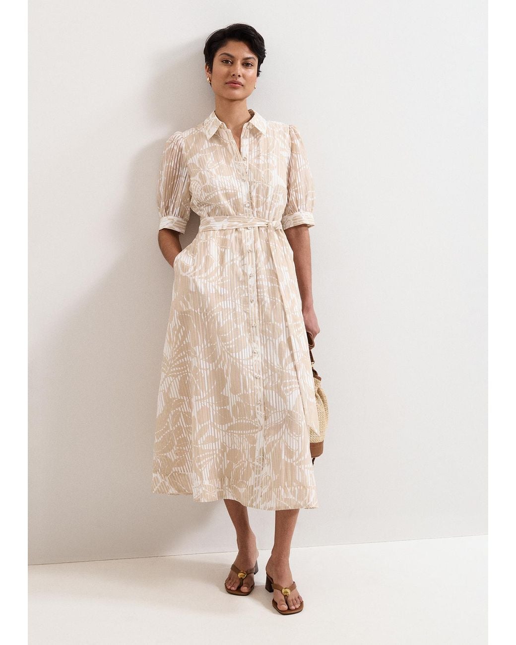 Phase Eight Natural Delphine Dress