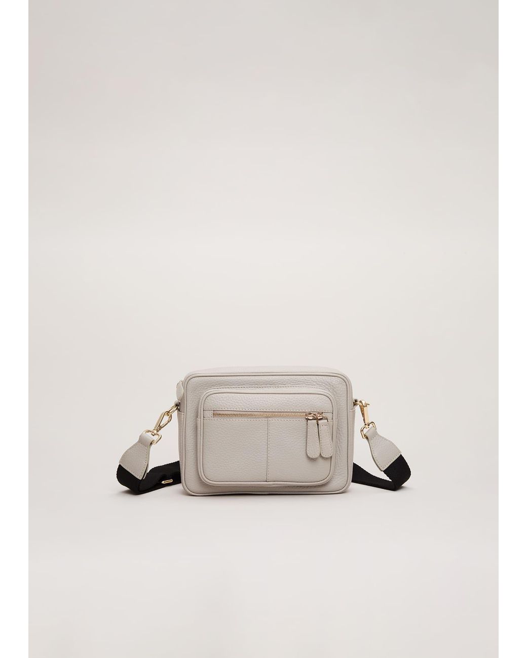 Phase Eight Natural Leather Cross Body Bag