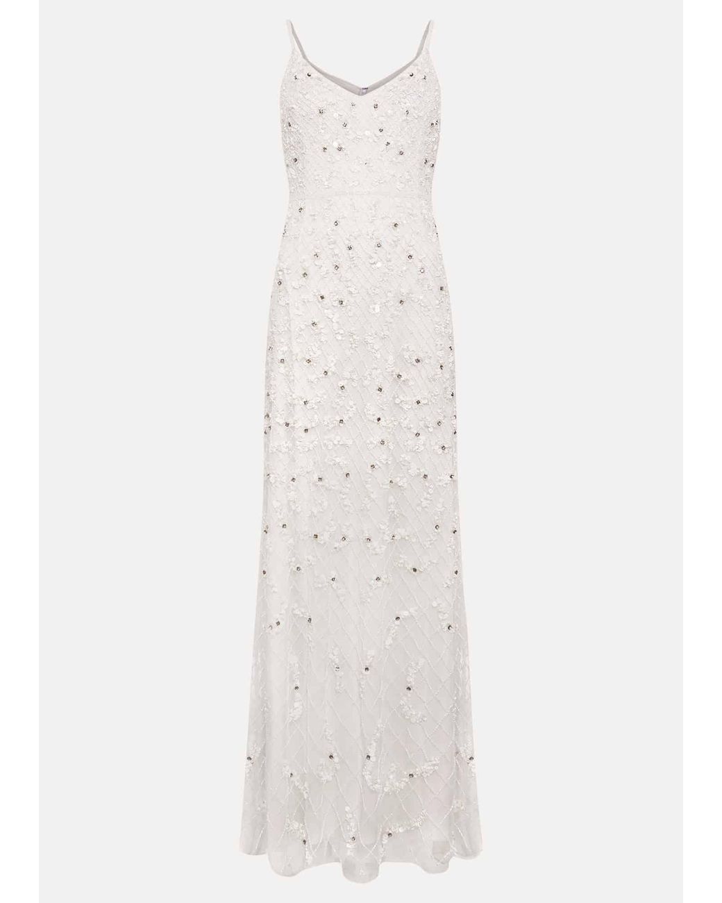 Phase Eight Natural Petite Alexia Embellished Maxi Dress