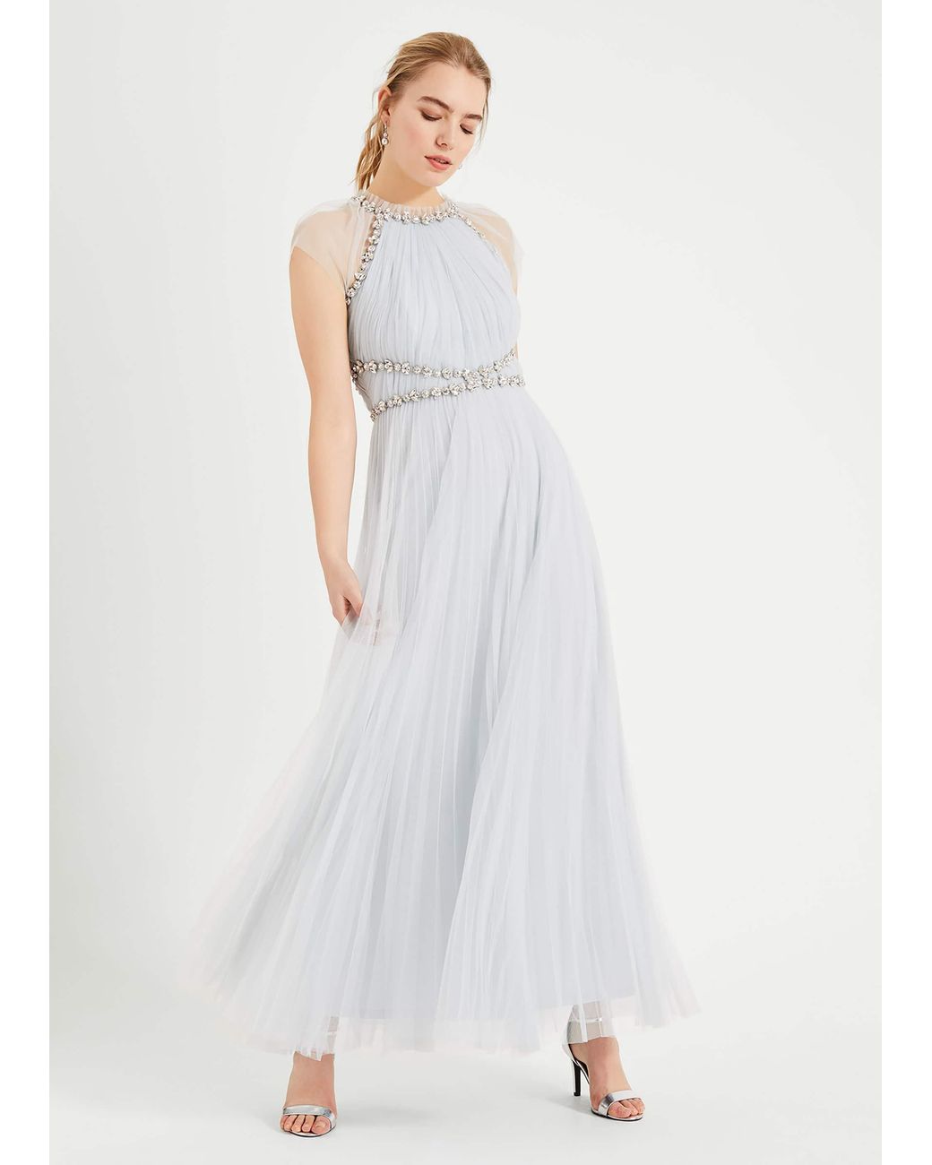 Phase Eight Multicolor Gerona Pleated Tulle Dress