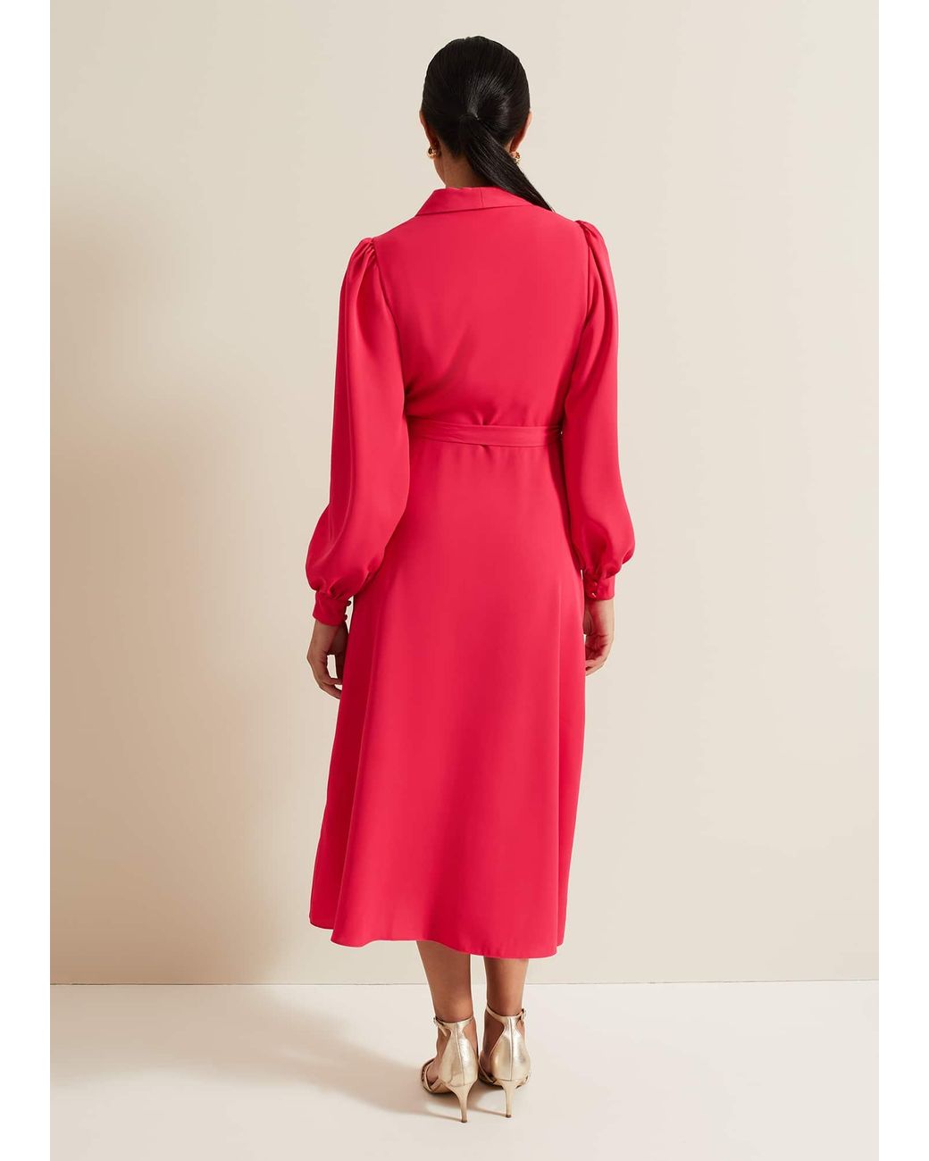 Phase Eight Red Petite Philippa Wrap Dress