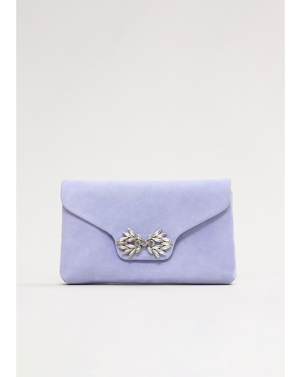 Phase Eight Blue Sparkle Clutch Bag
