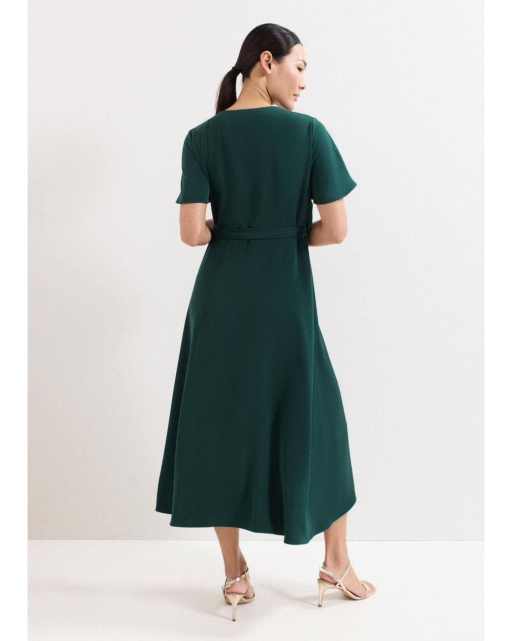 Phase Eight Green Julissa Wrap Dress