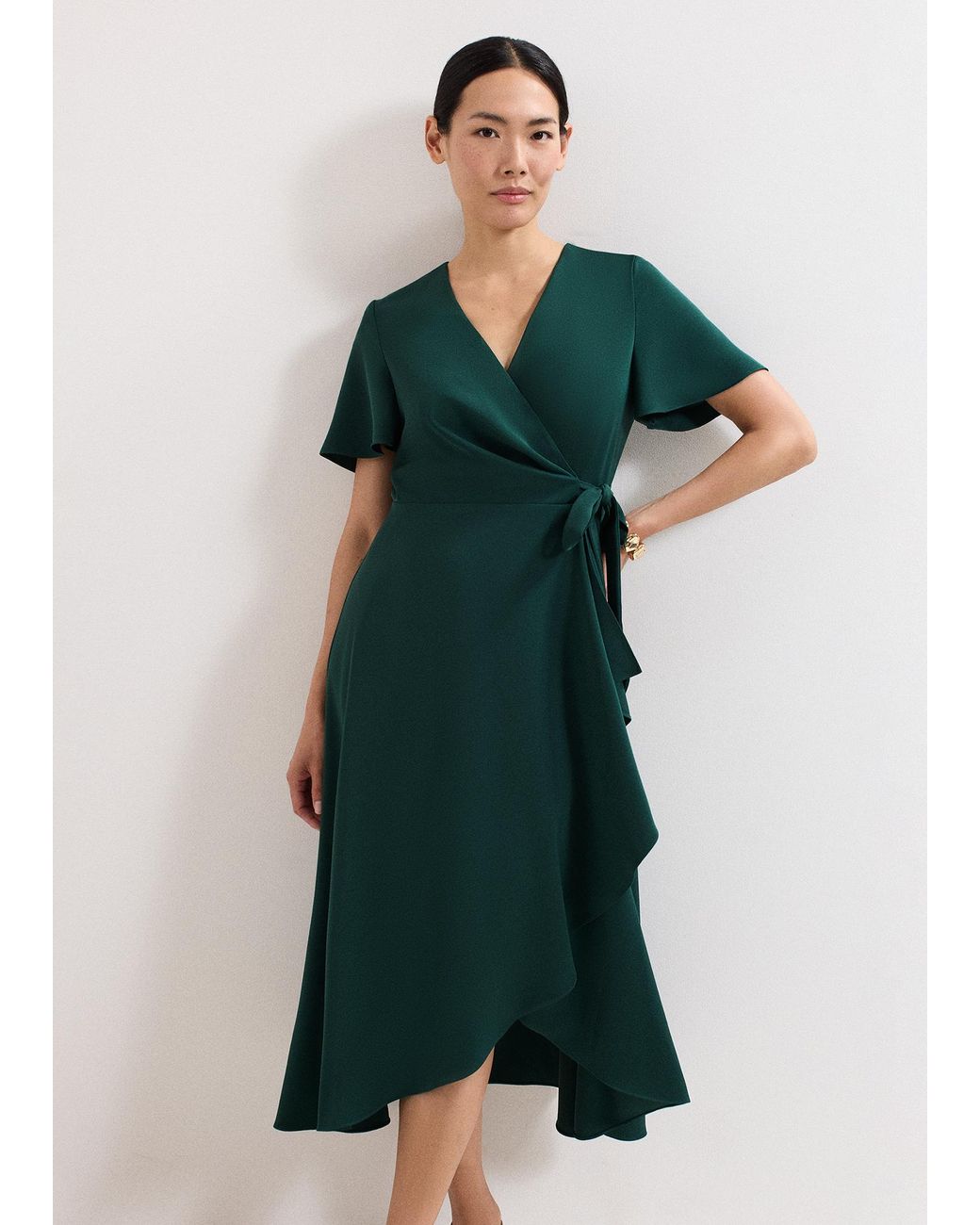 Phase Eight Green Julissa Wrap Dress