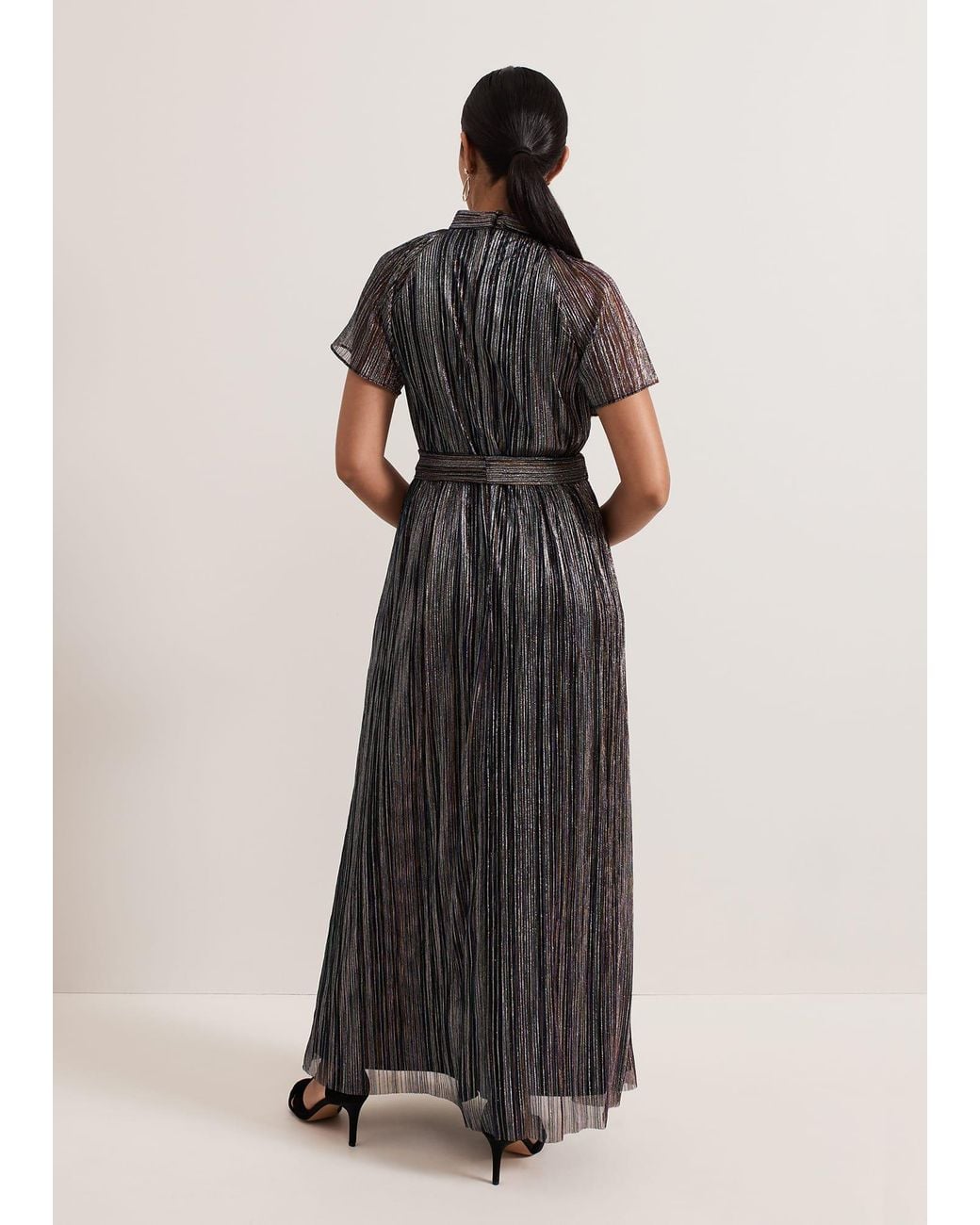 Phase Eight Multicolor Petite Riah Shimmer Maxi Dress