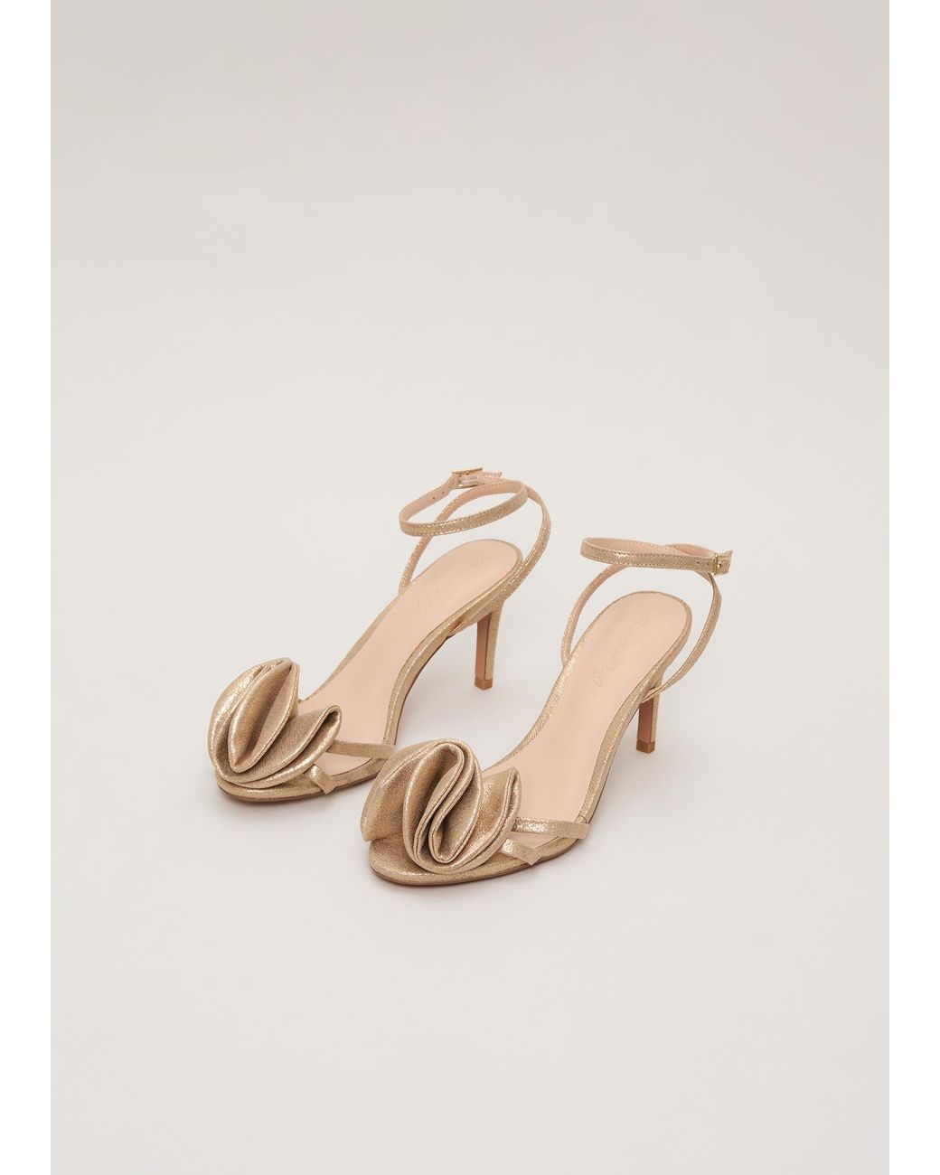 Phase Eight Natural Flower Strappy Sandal