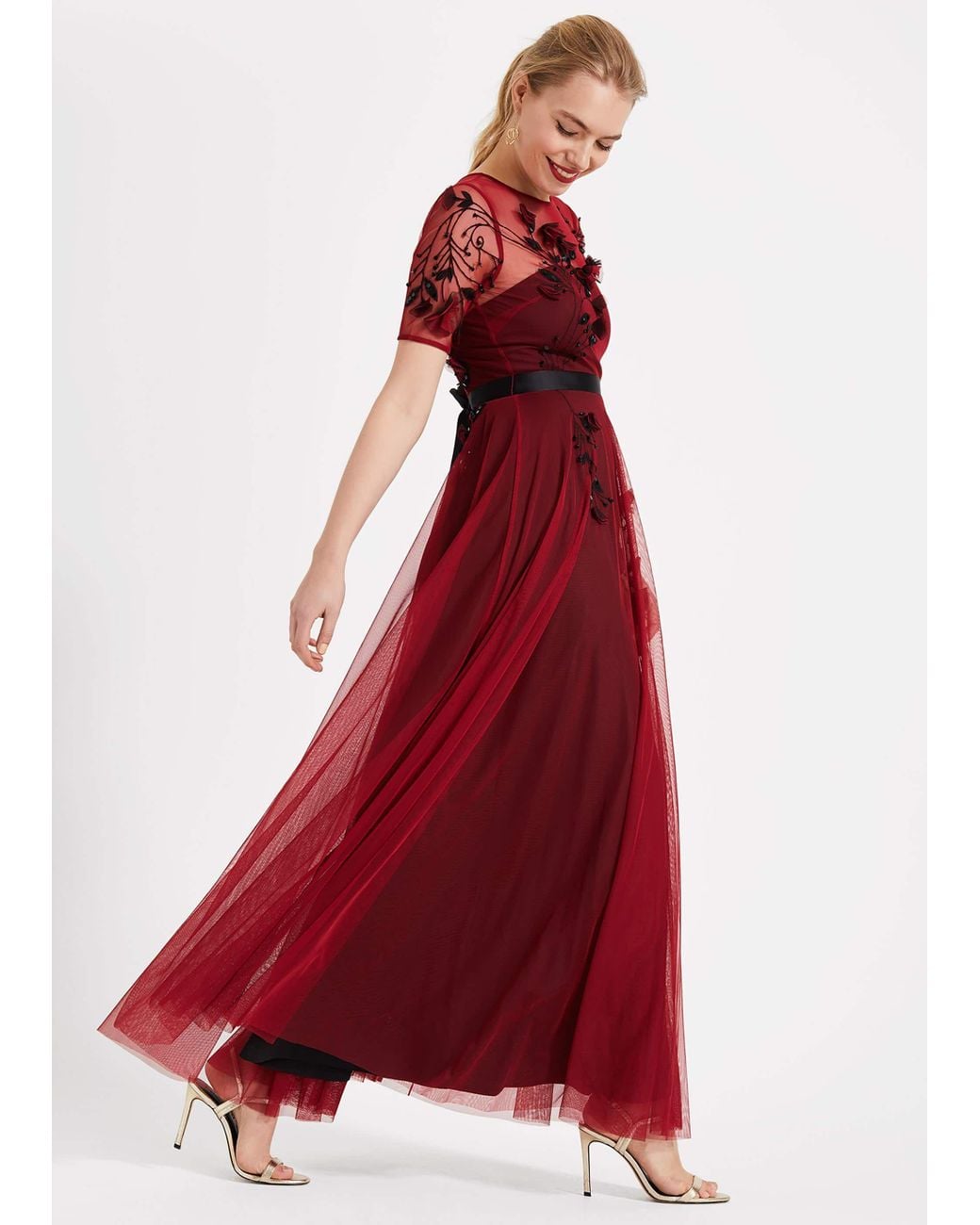 coast anna ruched dress