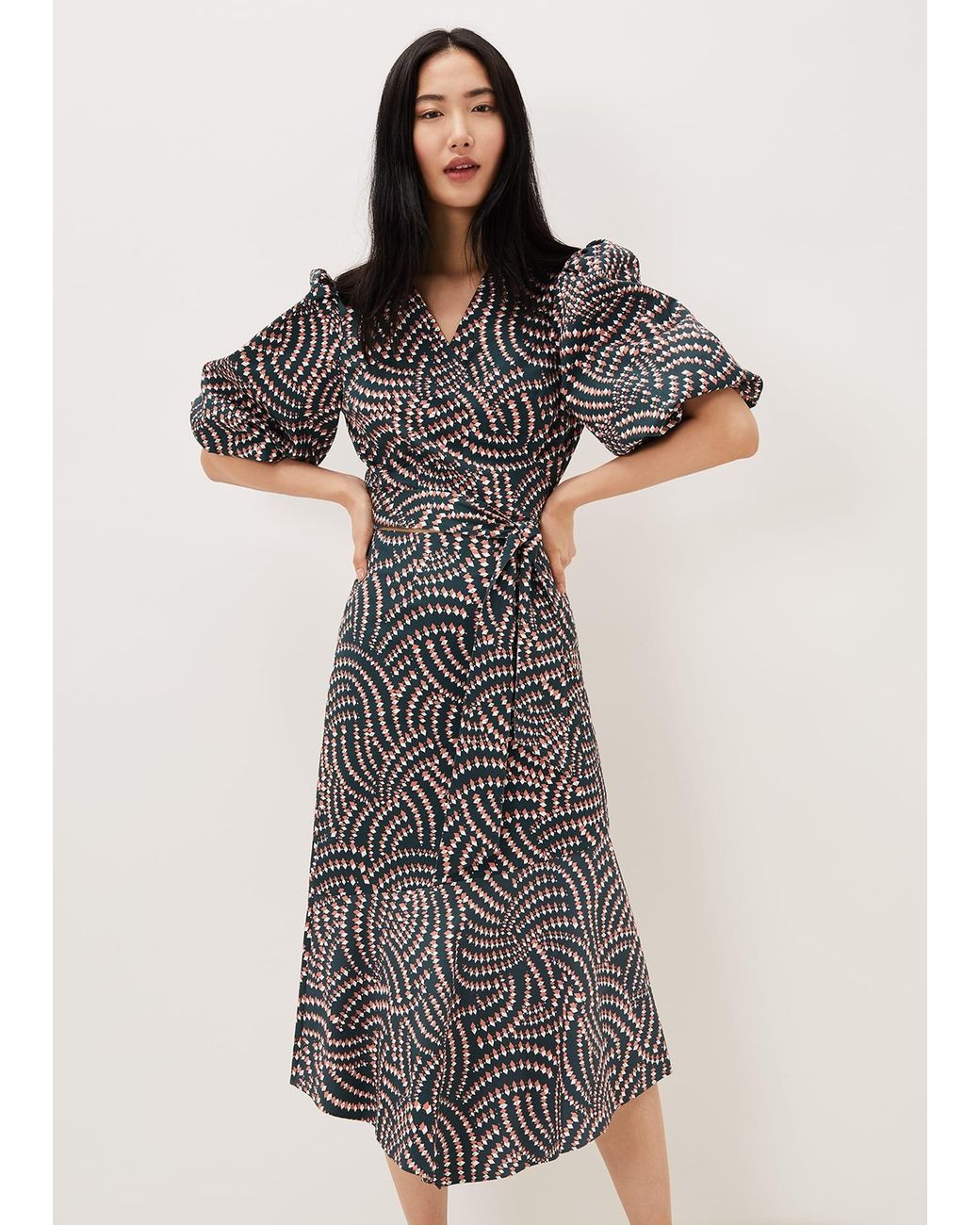 Phase Eight Multicolor Kiri Co-Ord Geo Metric Blouse
