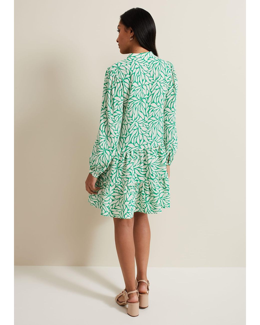 Phase Eight Green Petite Penele Swing Dress