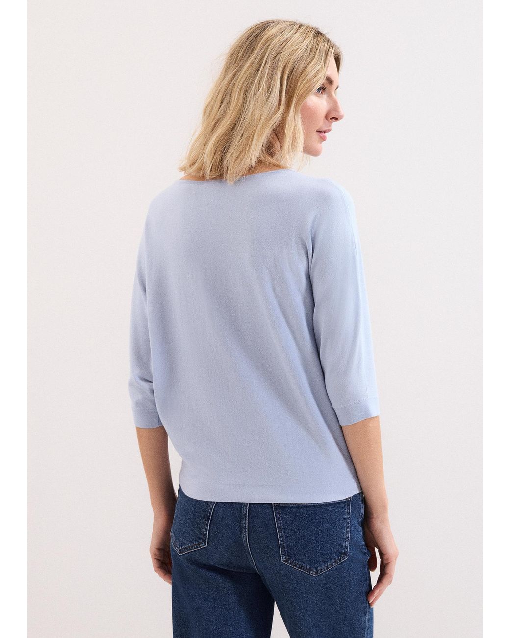 Phase Eight White Cristine Knit Jumper