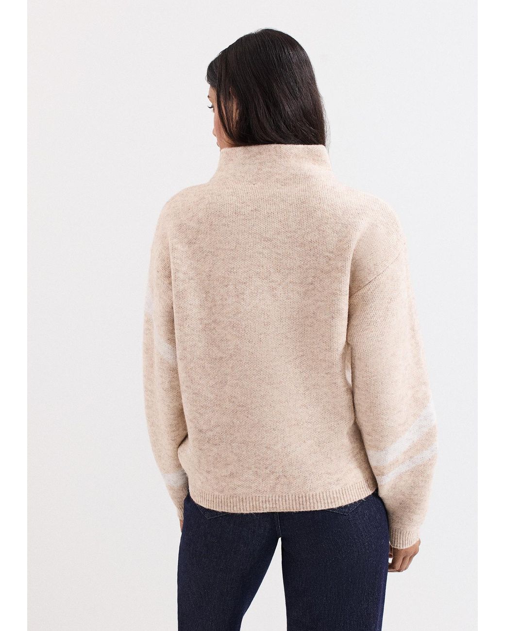 Phase Eight White Stephanie Swirl Jumper