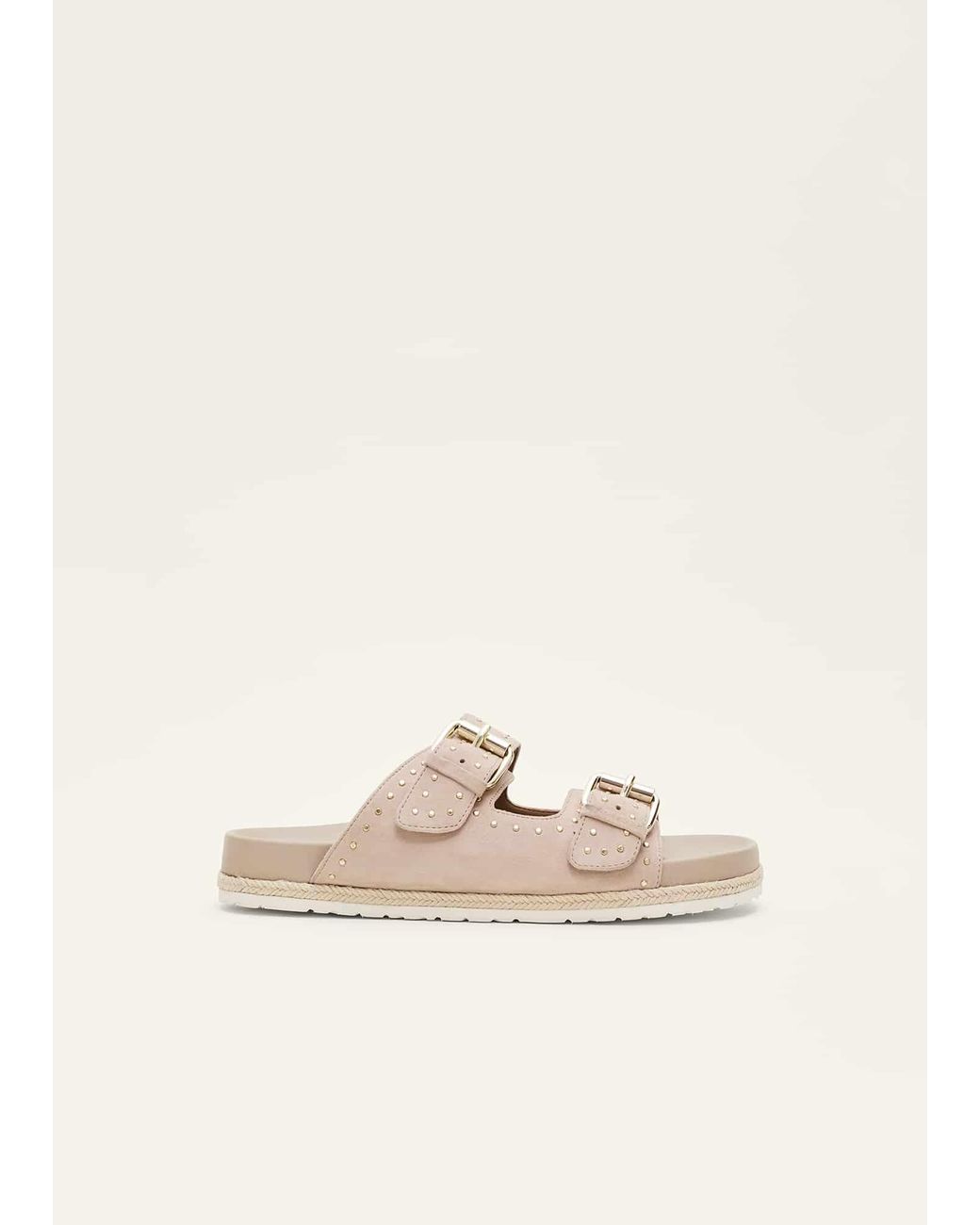 Phase Eight Natural Double Buckle Sandal