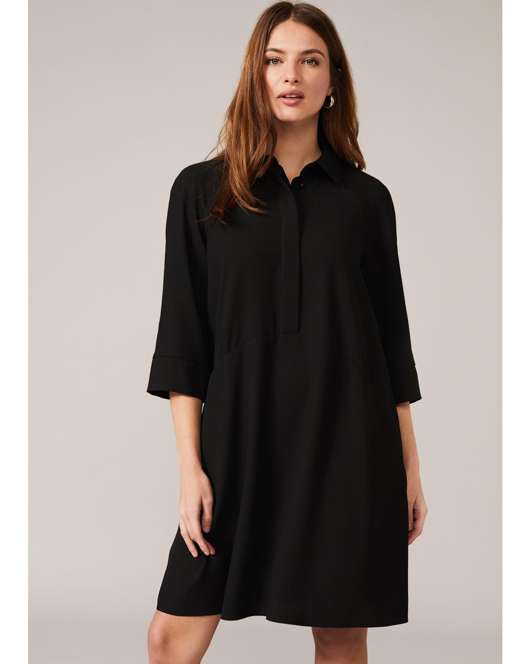 Phase Eight Black Bella Swing Dress