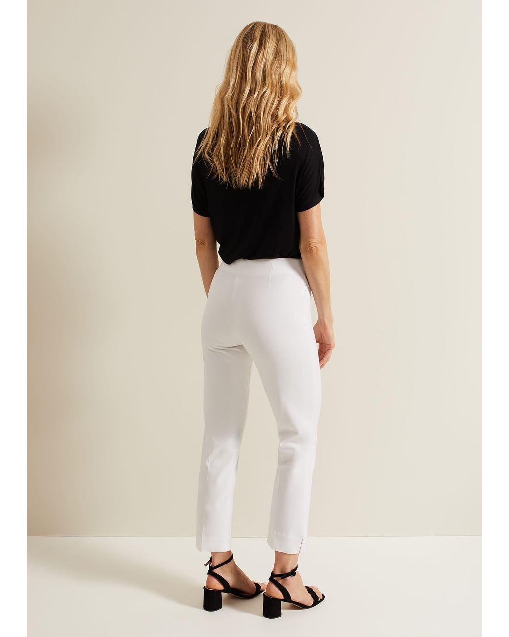 Phase Eight Natural Miah Stretch Capri Trousers