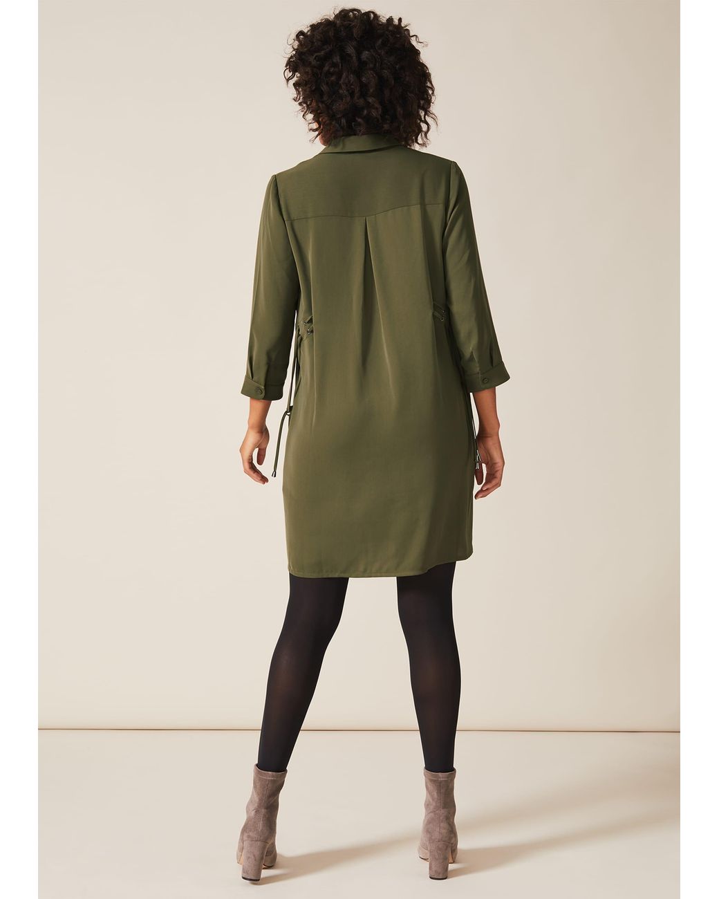 Phase Eight Green Esi Eyelet Tunic