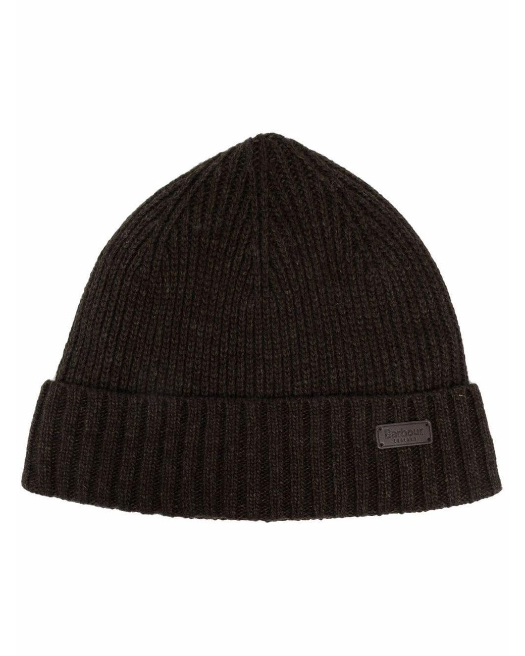 barbour green beanie