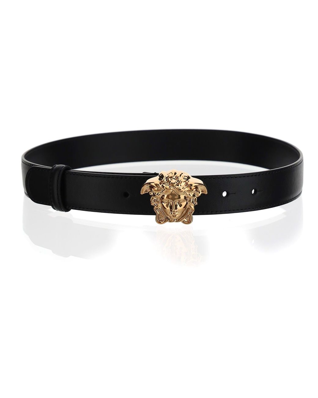 black versace belt