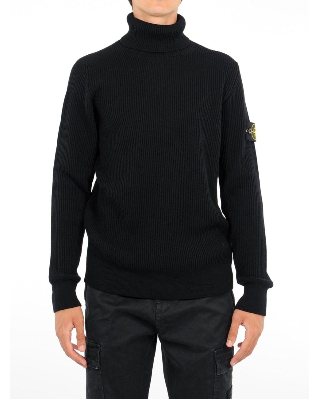 Stone Island Turtle Neck Knit Sweater 