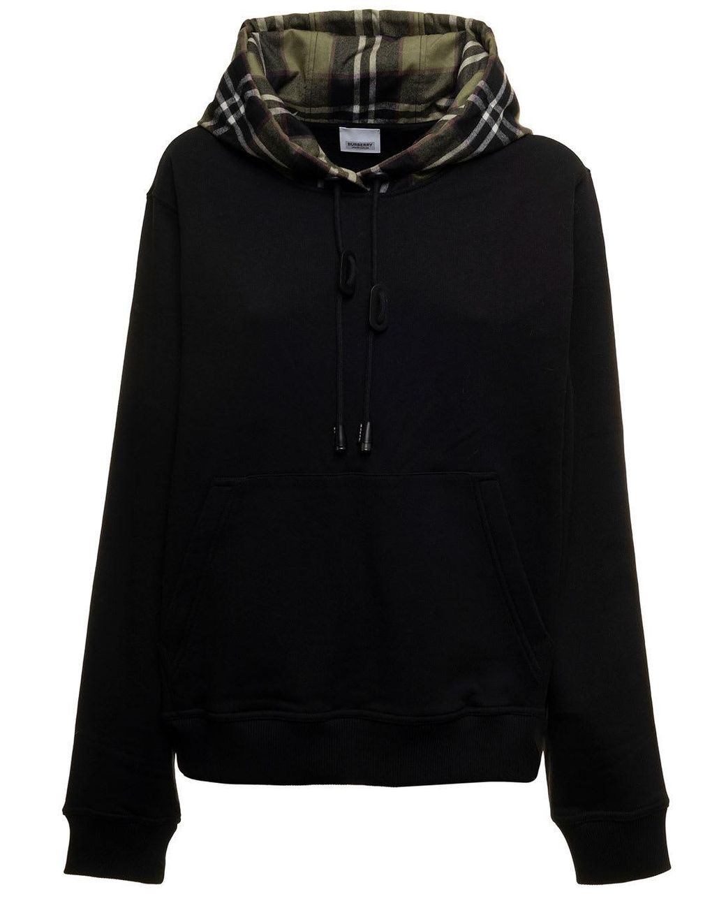 Burberry check cheap print hoodie