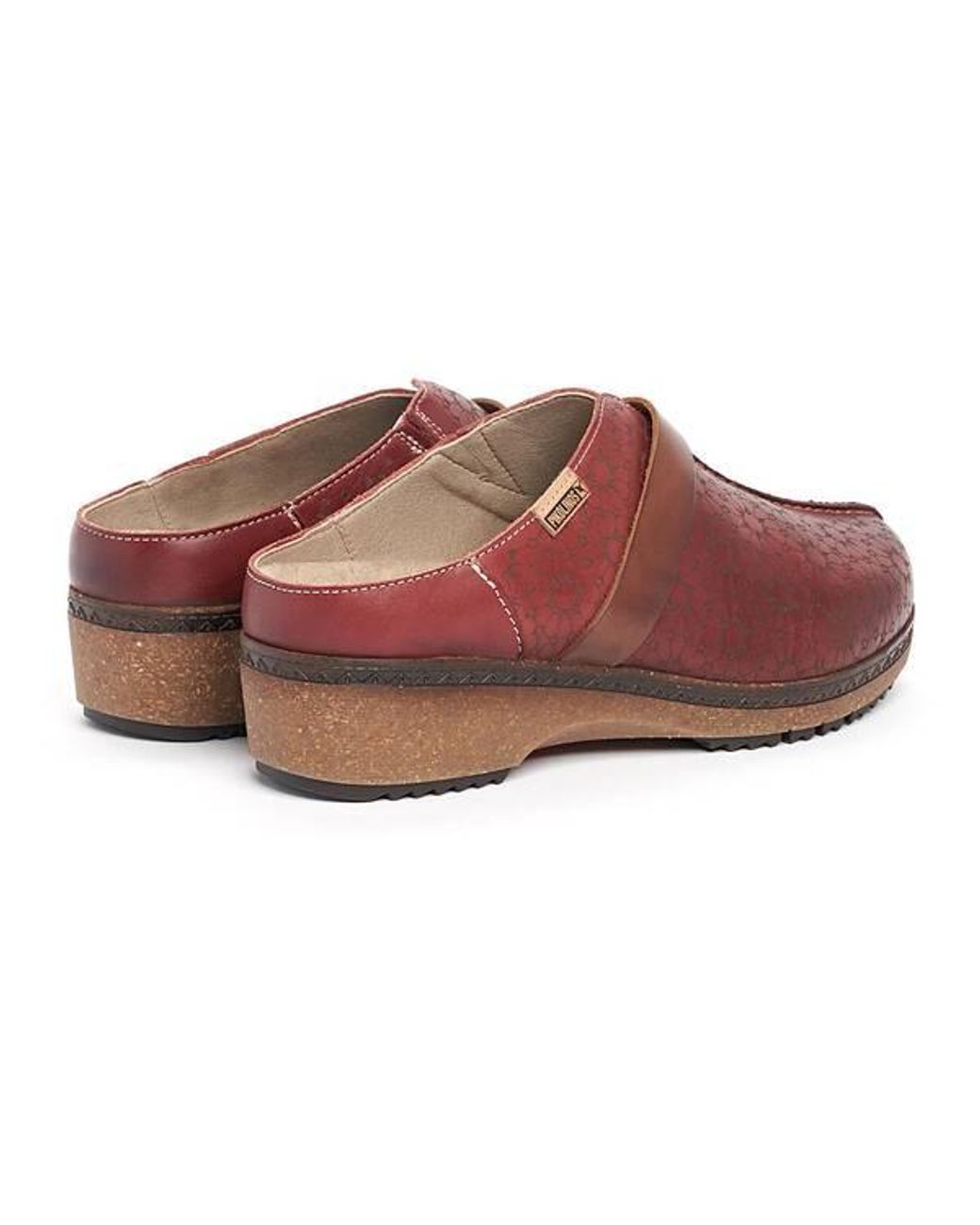 Pikolinos Leather Loafers Granada W0w in Red | Lyst