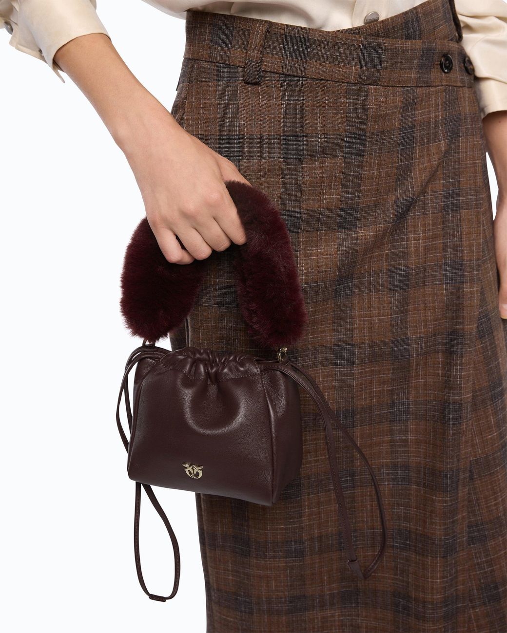 Borsa Secchiello A Spalla di Pinko in Purple