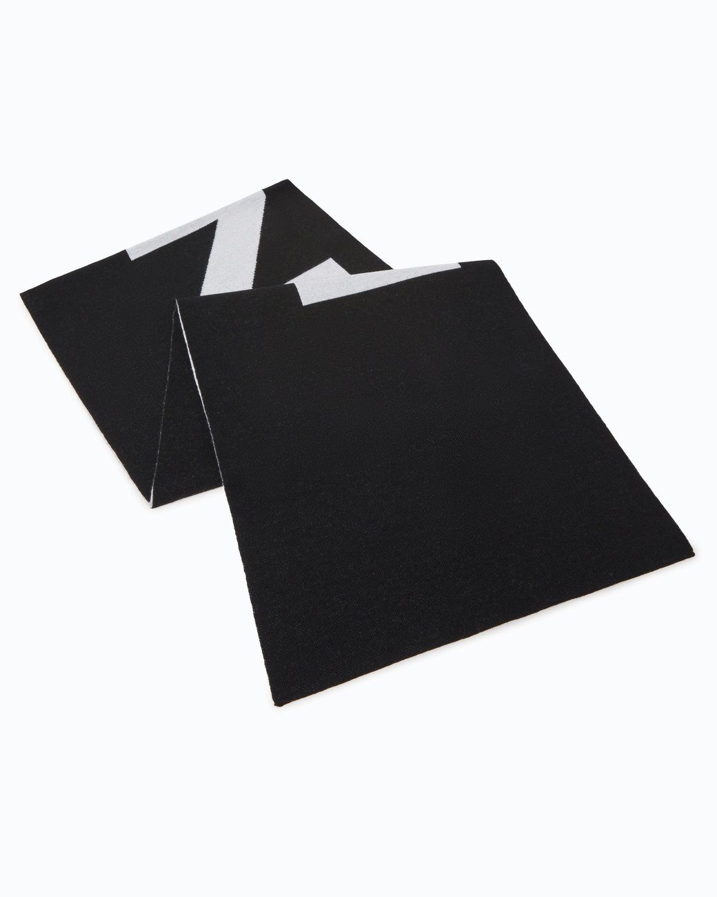 Pinko Black Scarf With Lettering Logo