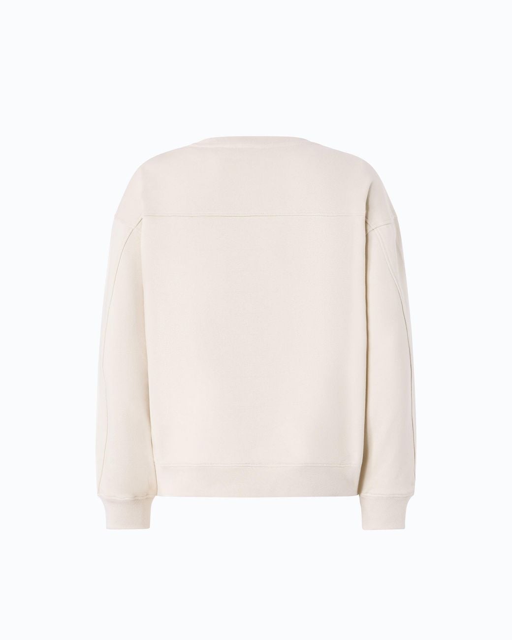 Pinko White Sweatshirt With Bejewelled Love Birds Logo