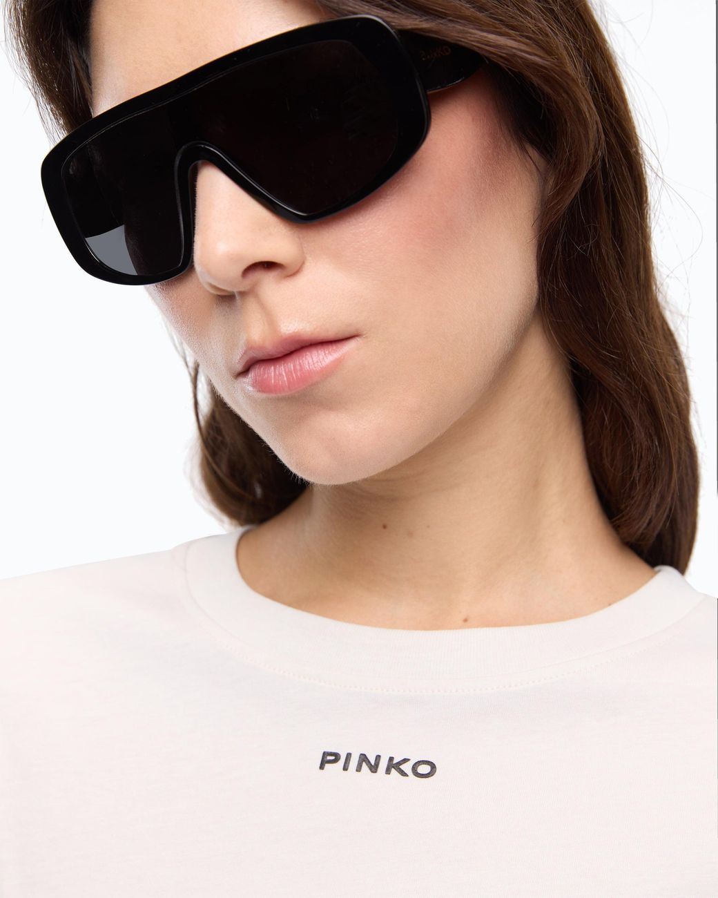 Pinko White T-Shirt With Logo