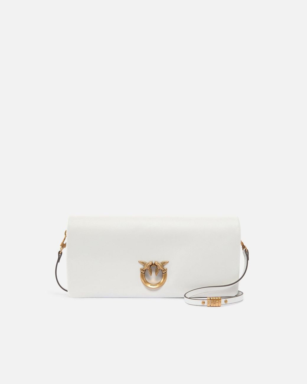Pinko Natural Love Bag Click Soft Horizontal Medium Crossbody Clutch
