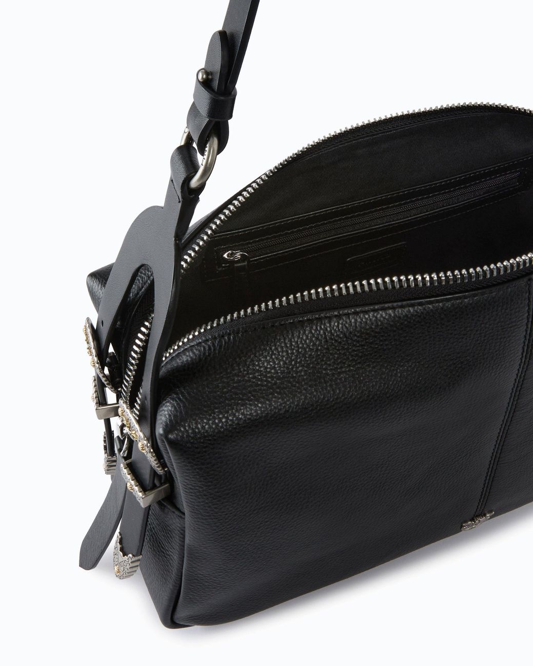 Pinko Black Keeper Bag Medium Shoulder Bag