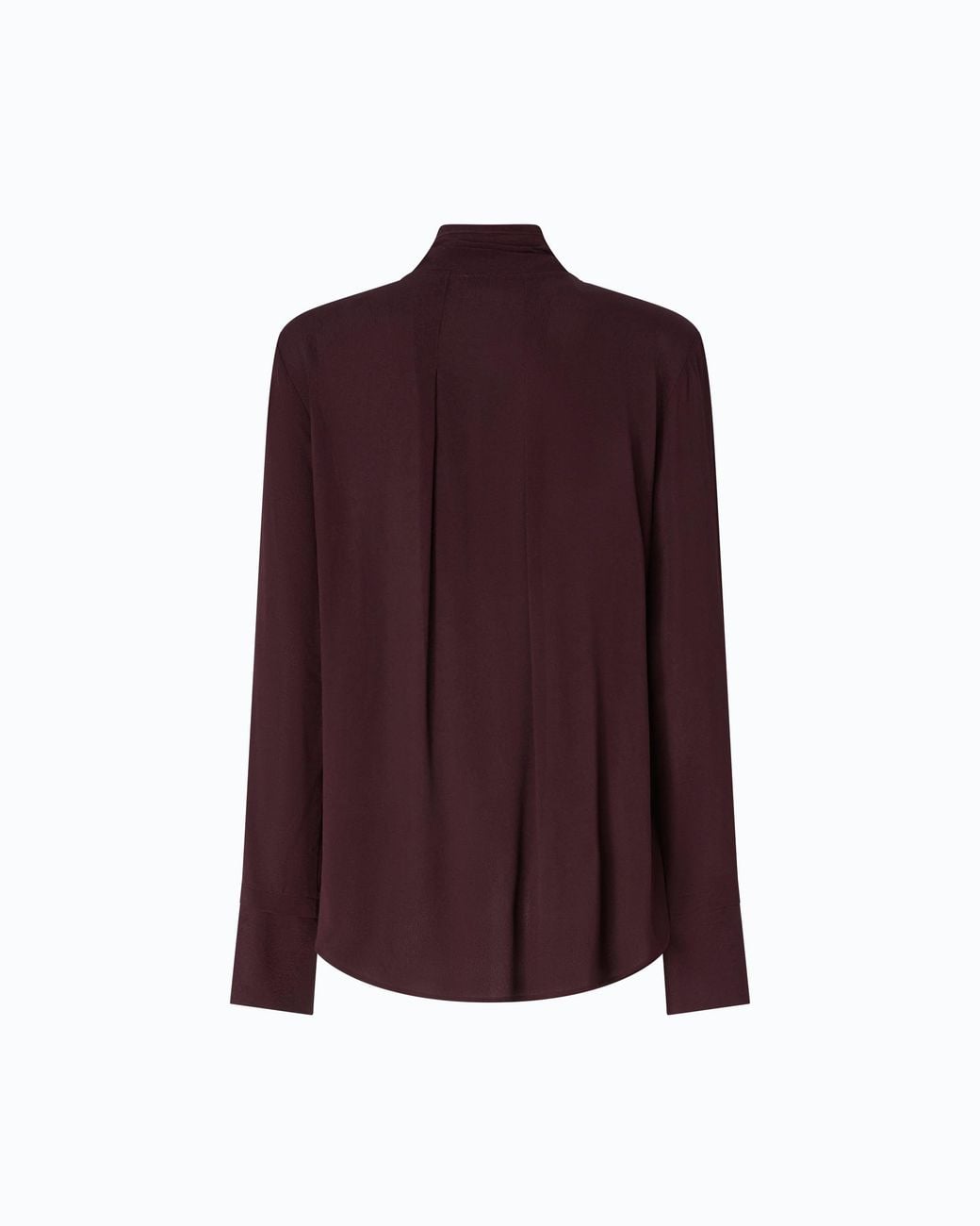 Pinko Purple Blouse With Sash Collar