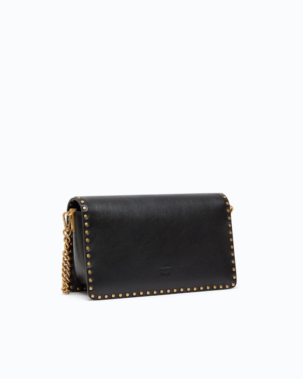 Pinko Black Handbag And Shoulder Love One Slouchy Cl Studs Smal