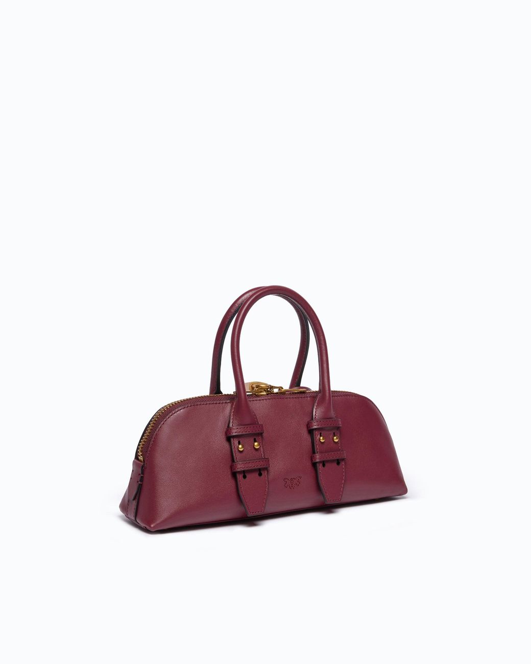 Pinko Purple Small Leather Escape Bag