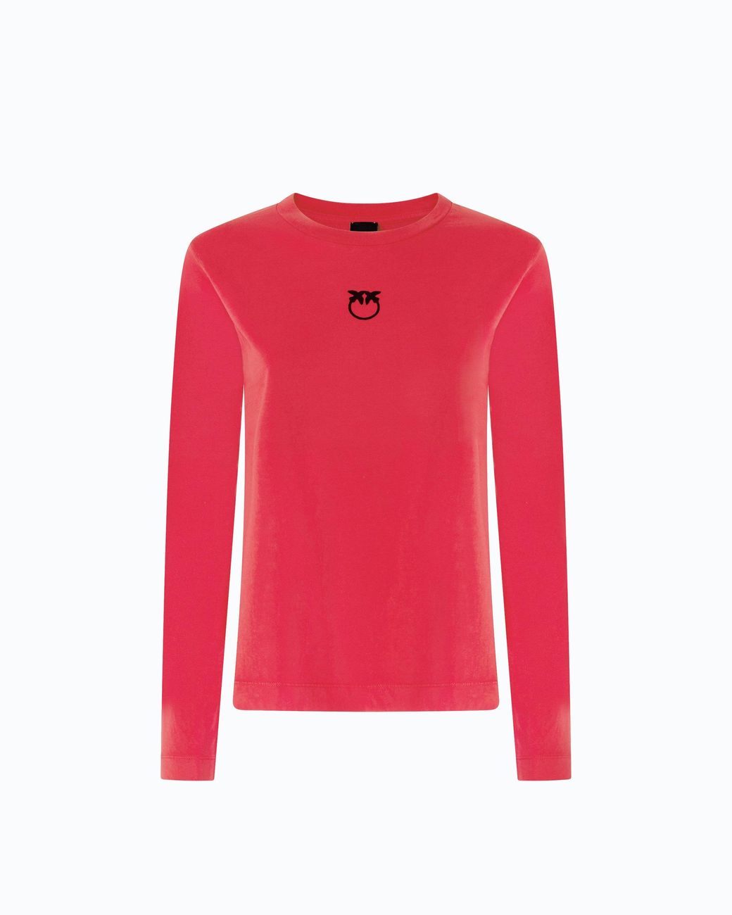 Pinko Red Sweater With Love Birds Logo