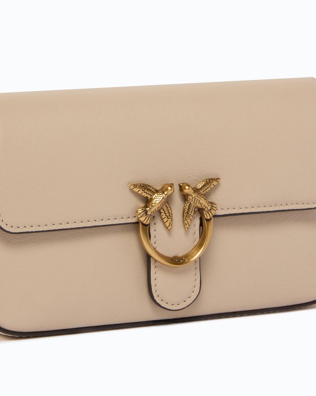 Pinko White Baby Love Bag One Slouchy Crossbody Bag