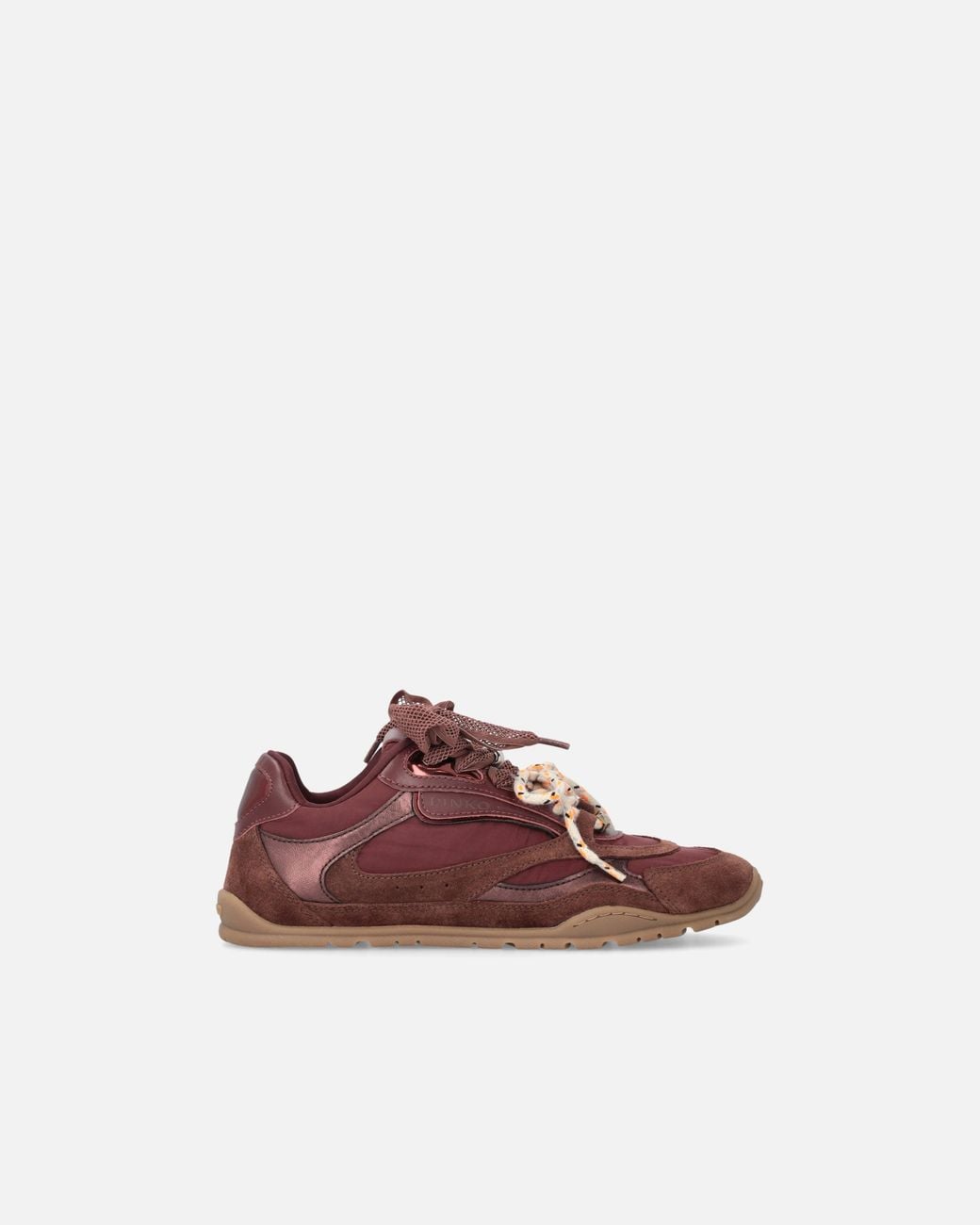 Pinko Brown Sneakers With Double Laces And Logo Details