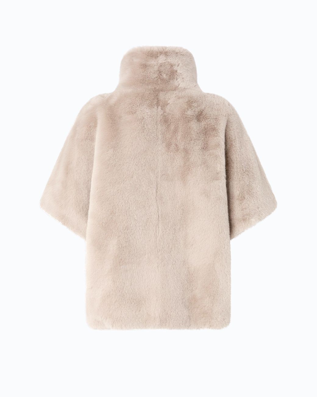 Pinko Natural Faux Fur Cape