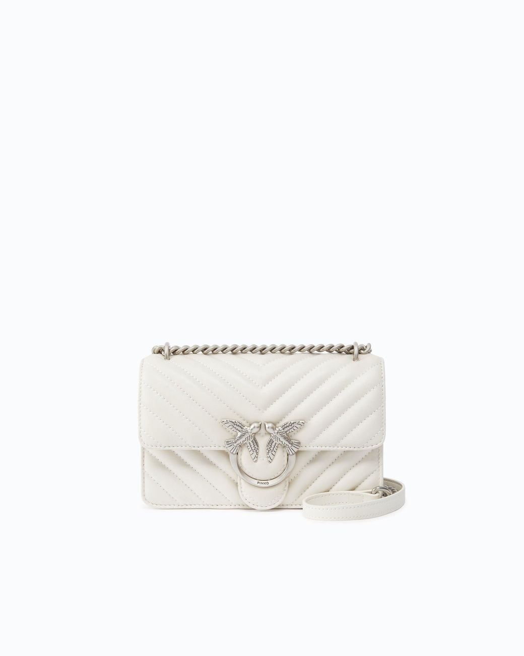 Pinko Natural Mini Love Bag One Chevron