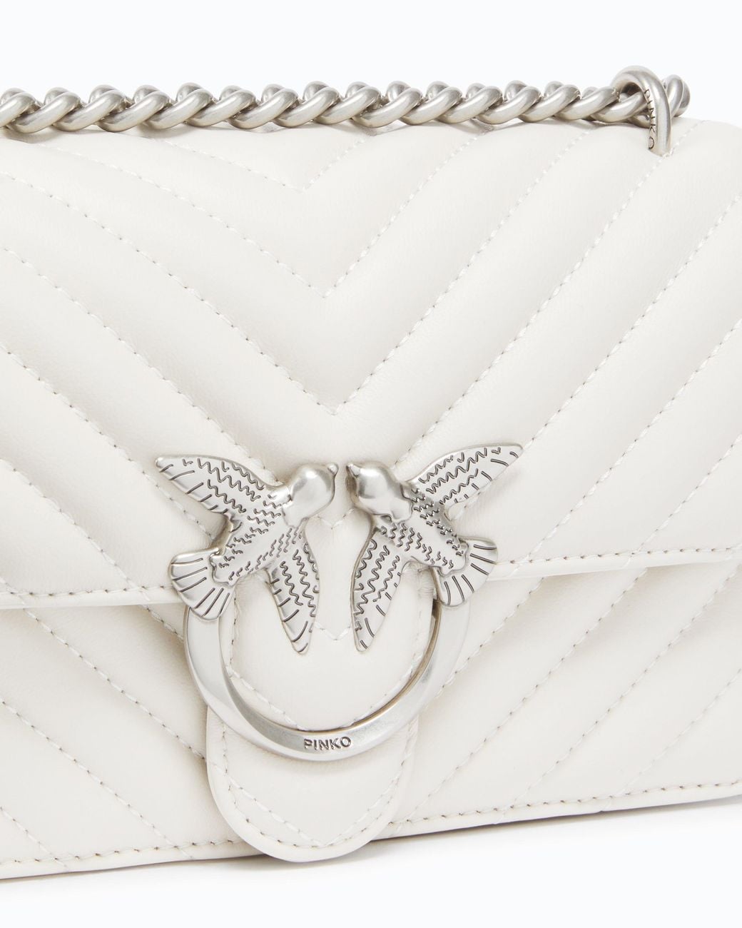 Pinko Natural Mini Love Bag One Chevron