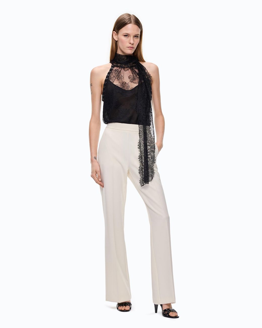 Pinko Black Open-Back Top