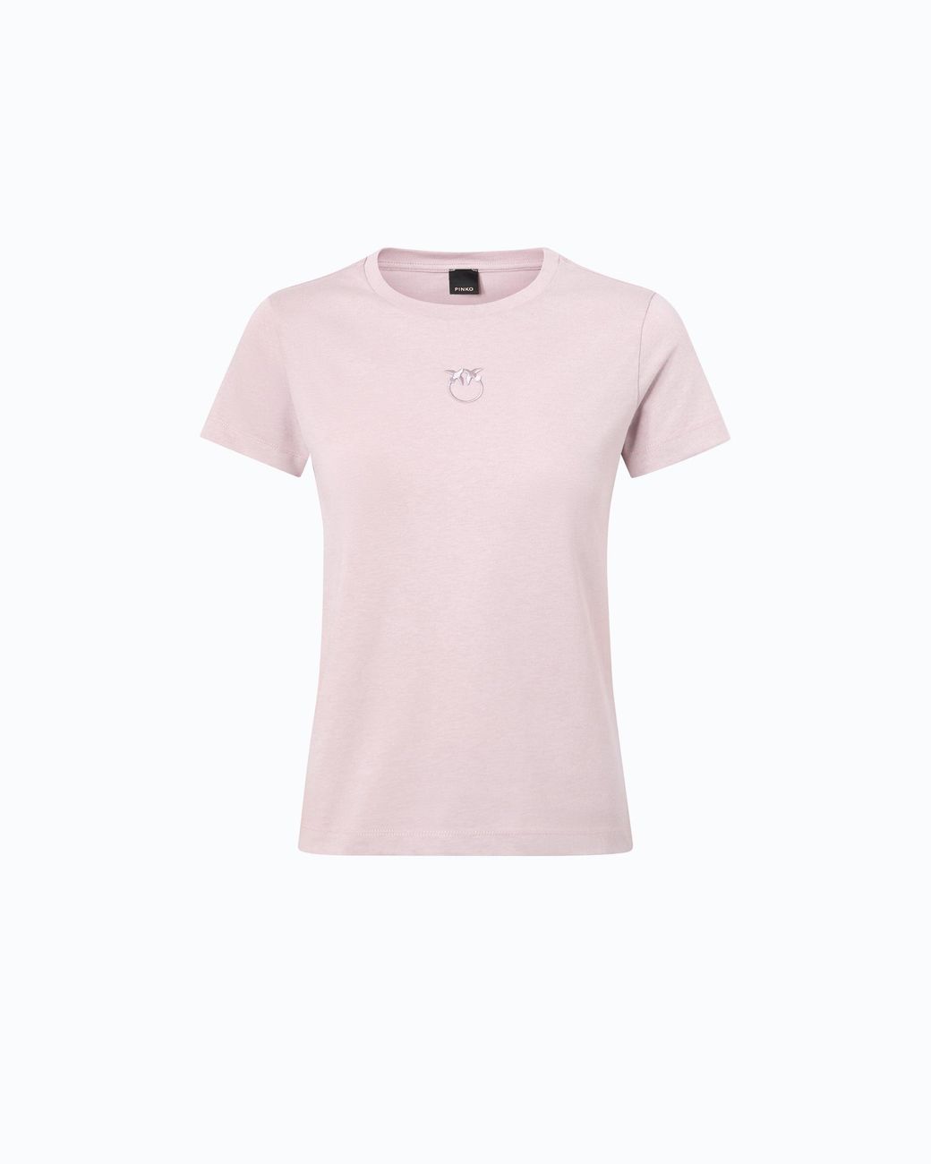 Pinko Pink T-Shirt With Love Birds Logo