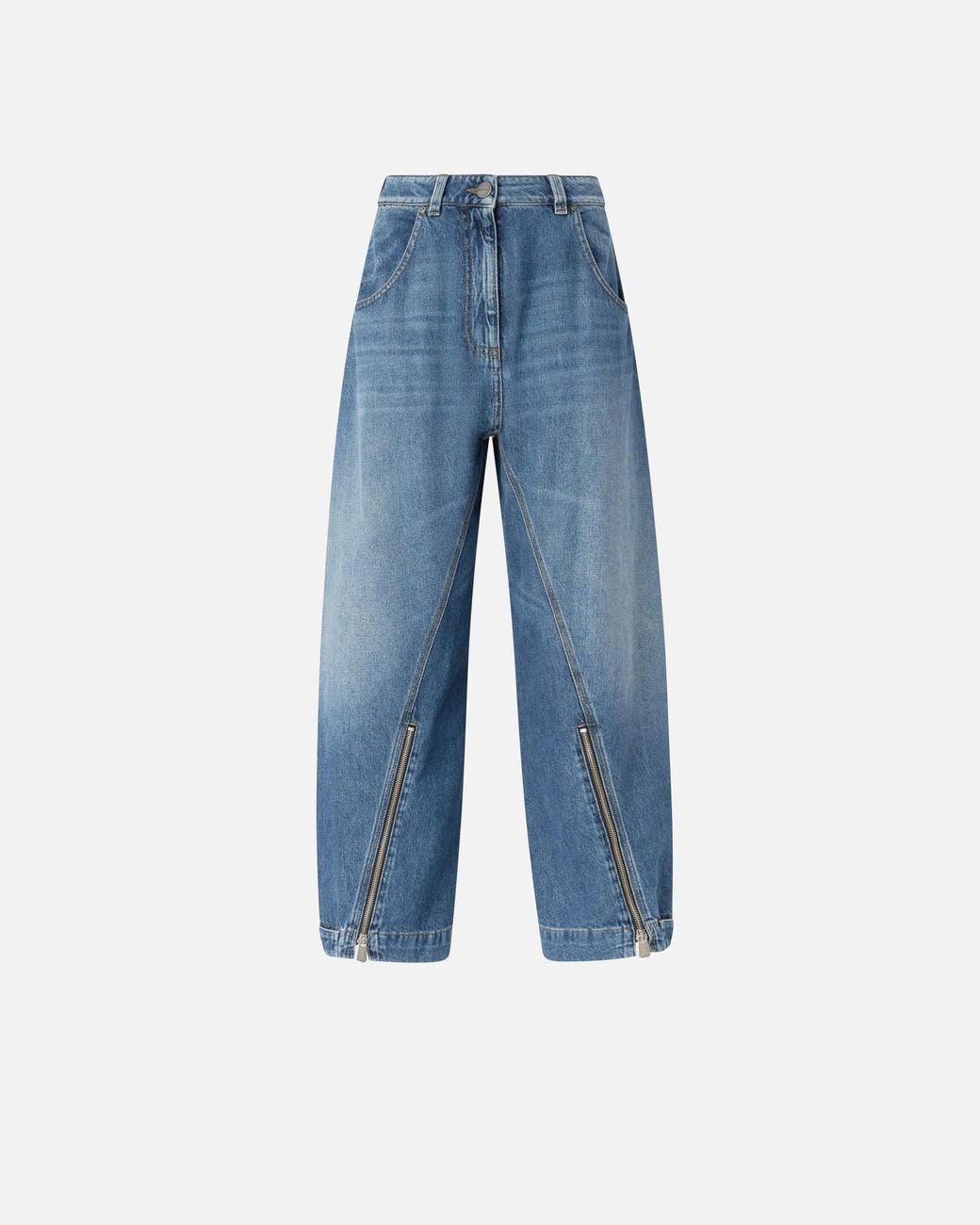 Pinko Blue Balloon-Fit Jeans With Zip