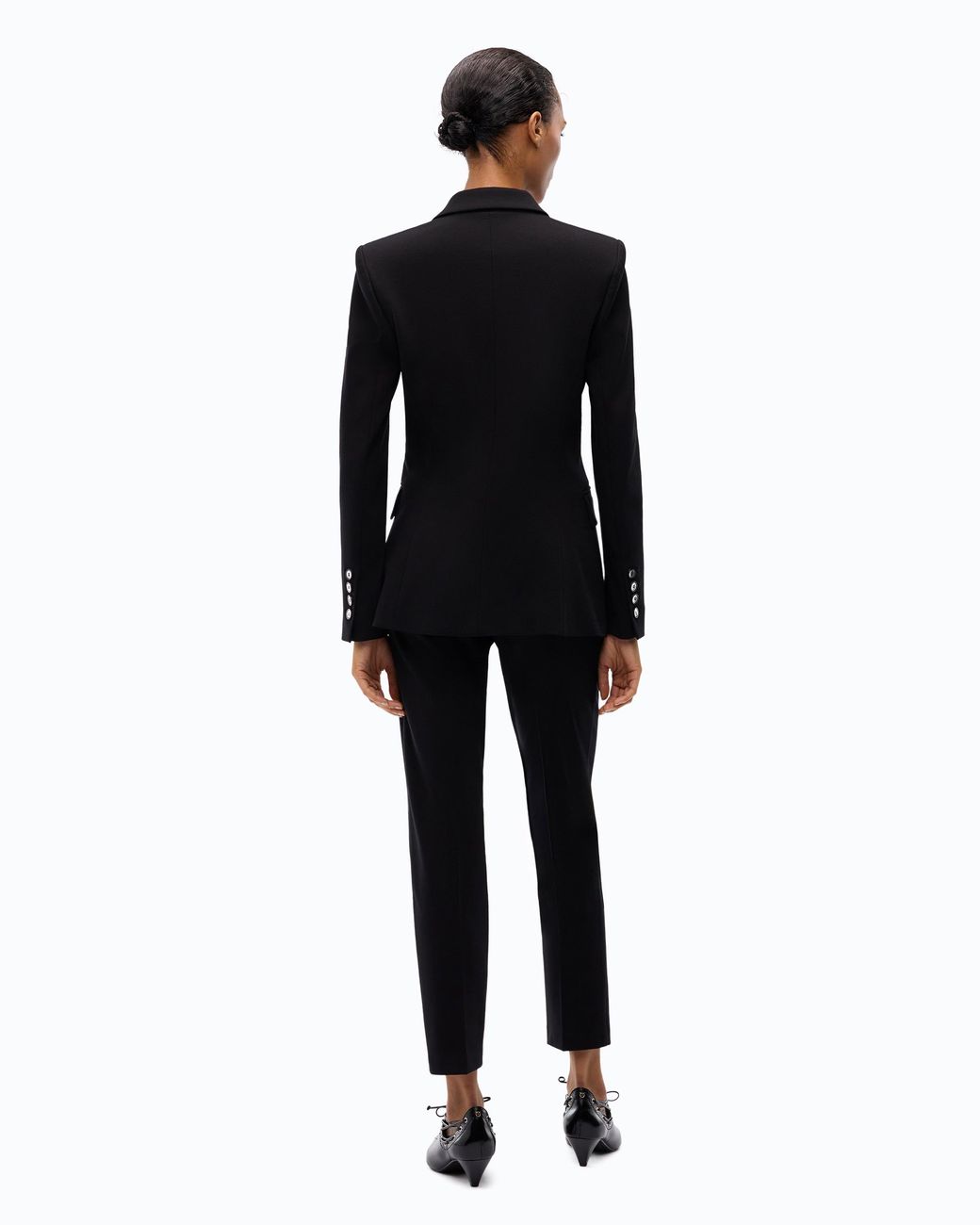 Pinko Black Long Slim-Fit Trousers