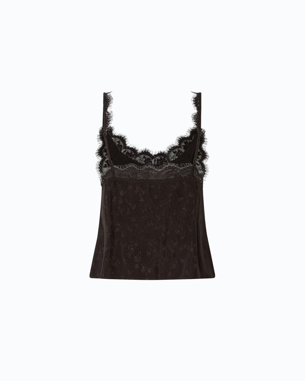 Pinko Black Lace Lingerie Top