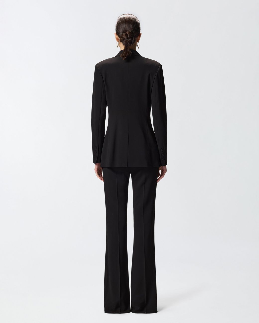 Pinko Black Fitted Double-Breasted Jacket