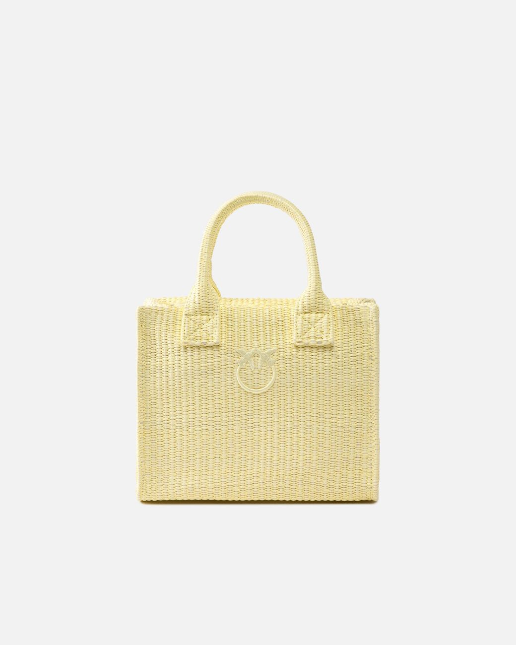 Pinko Metallic Beach Small Shopping Tote