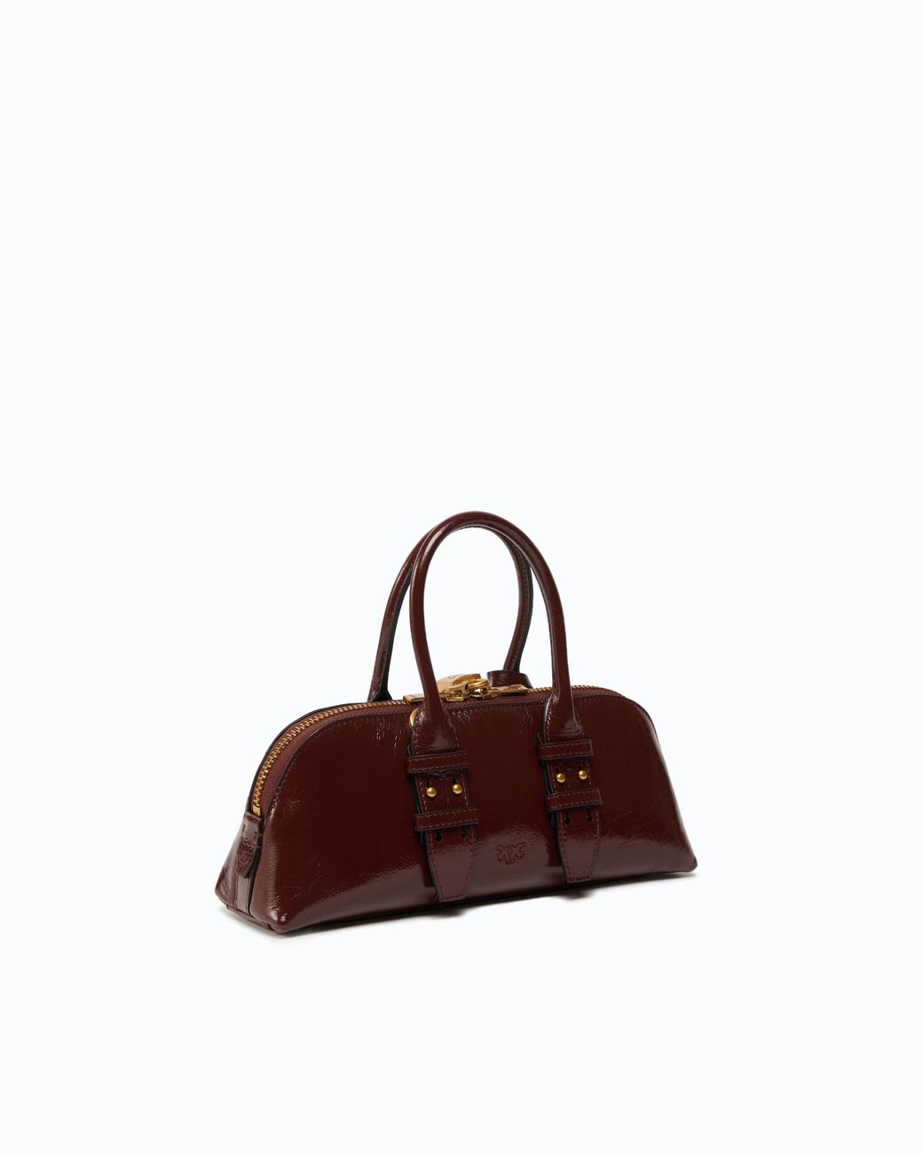 Pinko Brown Escape Bag Horizontal Small Handbag