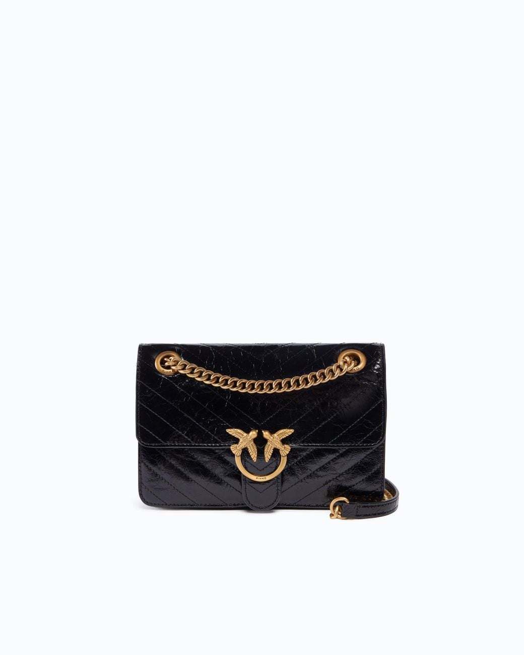 Pinko Black Mini Love Bag One Light Small Handbag